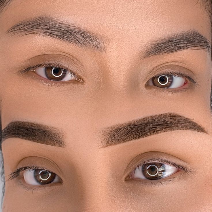 perfect powder ombre brows in paramus, nj – by soulu studio 🌸✨