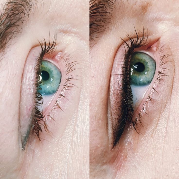 Стрелка с растушевкой татуаж глазpermanent Makeup